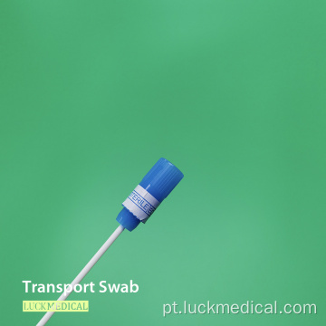 PS Swab de transporte de amostragem de plástico com tubo FDA